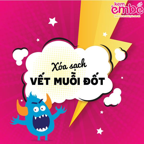 Kem Em Bé trị bé 2 tuổi bị muỗi đốt