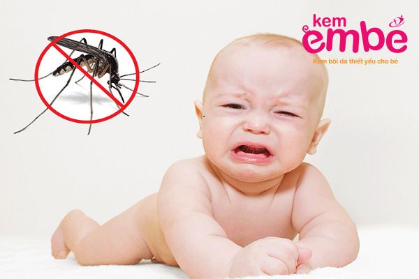 Bé 3 tháng tuổi bị muỗi đốt