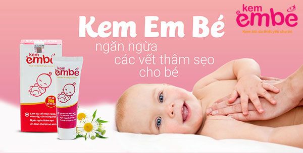 Kem em bé kem trị sẹo cho em bé