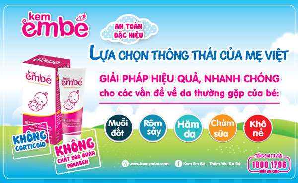 Kem Em Bé chữa muỗi đốt an toàn